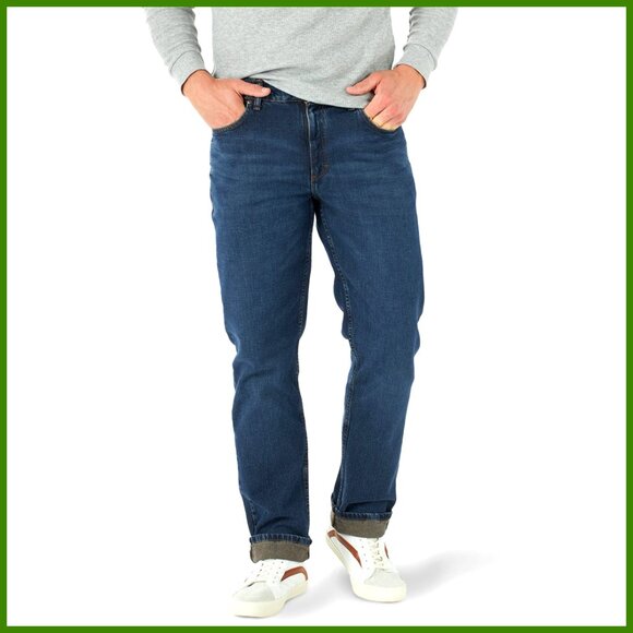 Other - Relaxed Straight Leg Jeans, 99% Cotton 1% Spandex, Mid Rise
